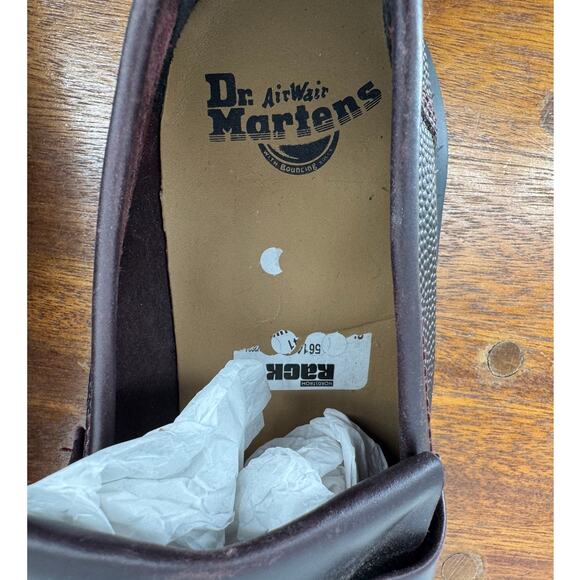 DR. MARTENS Adrian Snaffle Loafer NEW $160 Oxblood Pebble Leather Sz  M 9 L 10 - Picture 9 of 10